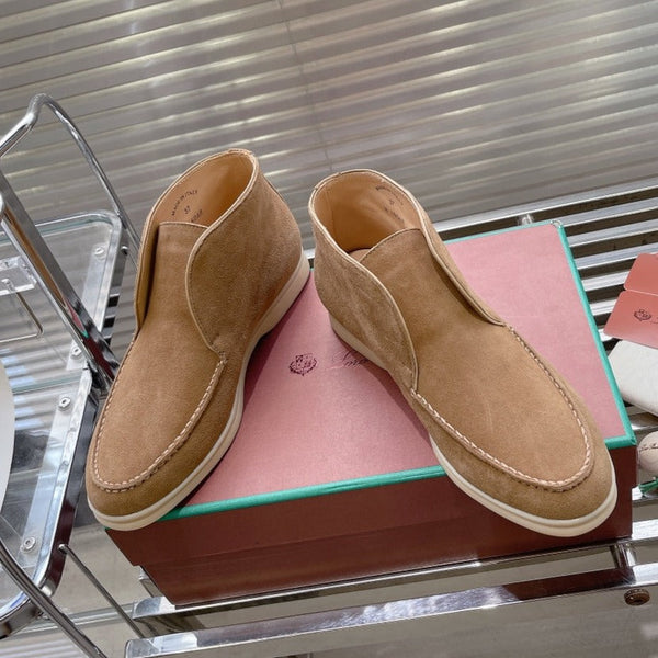 open walk chukka boot brown suede