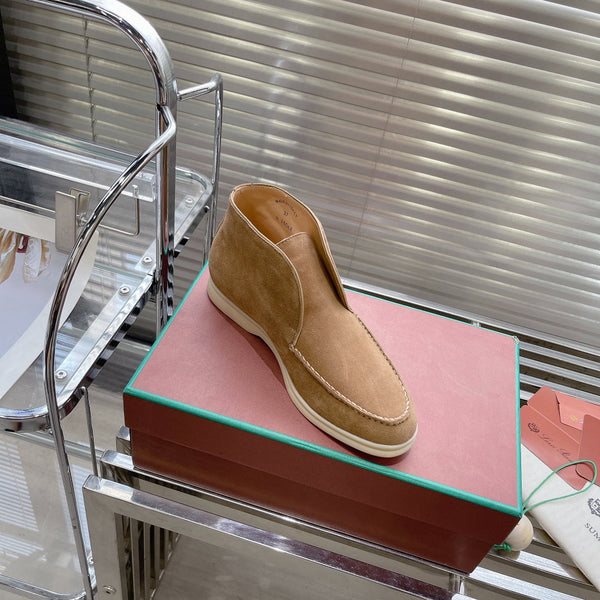 open walk chukka boot brown suede