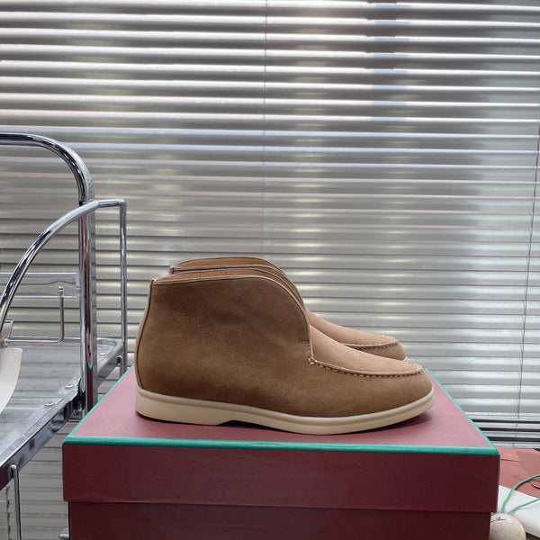 open walk chukka boot brown suede