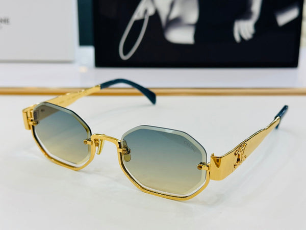 TRIOMPHE SEMI-RIMLESS SUNGLASS CL42118 IN METAL