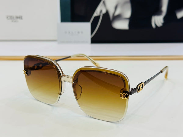 TRIOMPHE SQUARE SUNGLASS CL40251 IN METAL