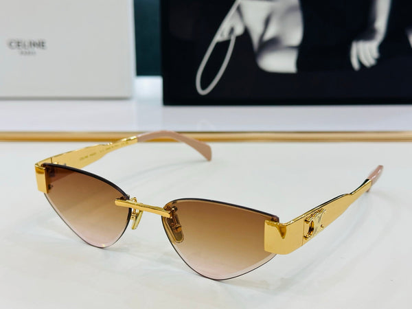 CAT EYE SUNGLASSES CL42122U IN METAL