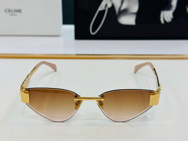 CAT EYE SUNGLASSES CL42122U IN METAL