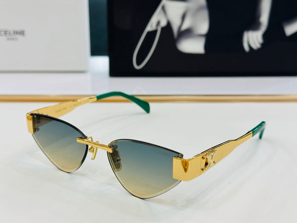 CAT EYE SUNGLASSES CL42122U IN METAL