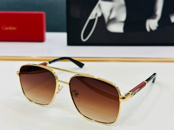 PREMIÈRE NAVIGATOR FRAME SUNGLASSES CT0356 IN METAL