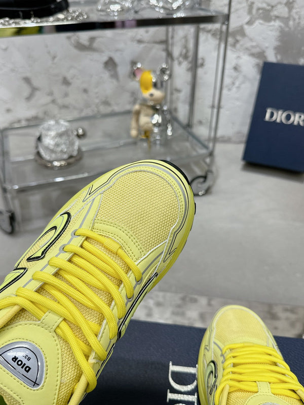 CD B30 Sneaker 35mm In Yellow Mesh Fabric 100642