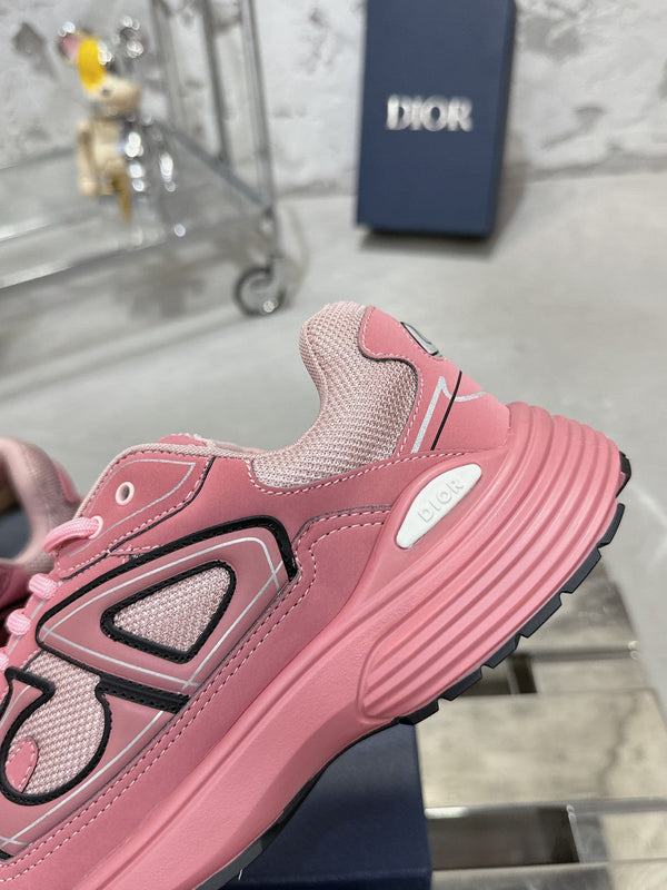 CD B30 Sneaker 35mm In Rose Pink Mesh Fabric 100648