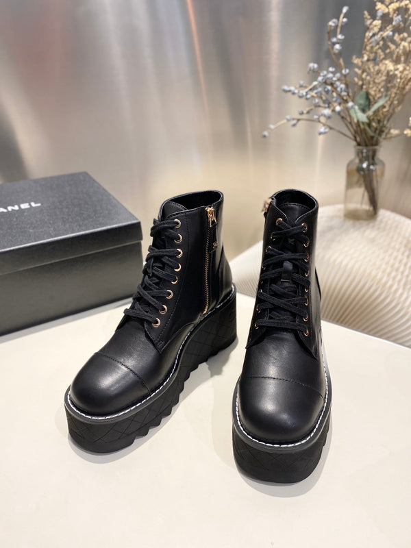 CC Ankle Boots 100m Black Lambskin