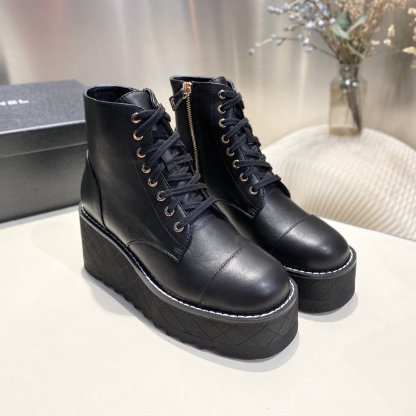 CC Ankle Boots 100m Black Lambskin
