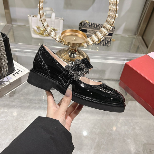 Viv 25 Mary Jane Black Calf Patent Leather 235397