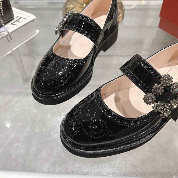 Viv 25 Mary Jane Black Calf Patent Leather 235397