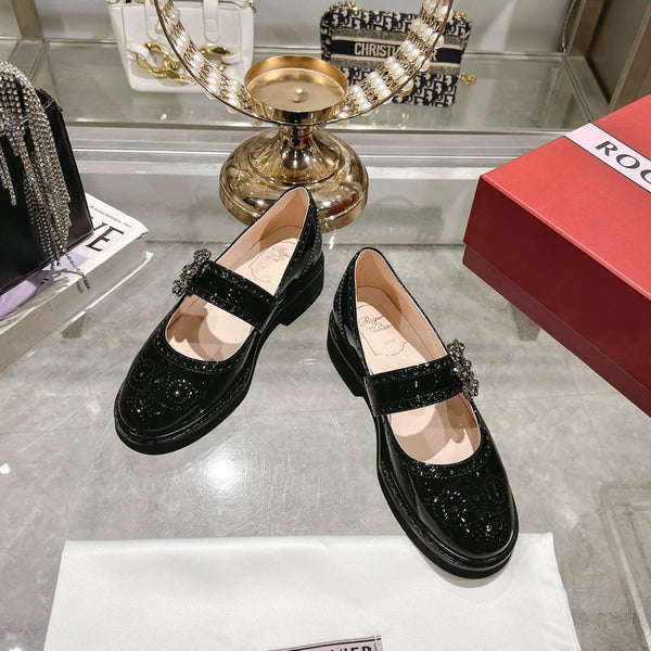 Viv 25 Mary Jane Black Calf Patent Leather 235397