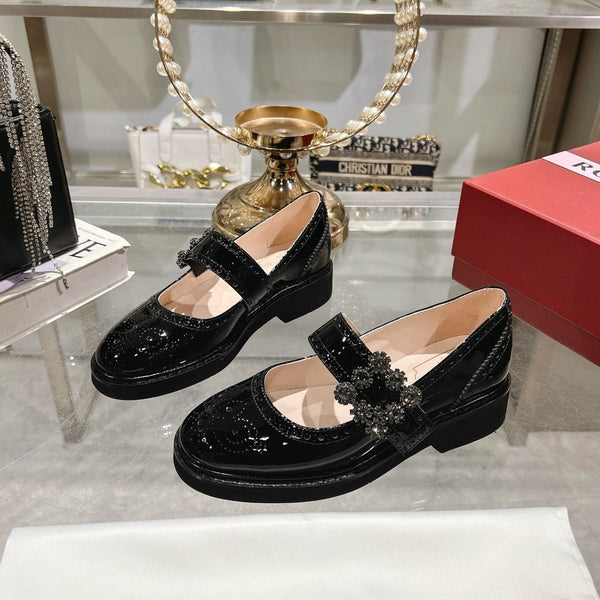 Viv 25 Mary Jane Black Calf Patent Leather 235397