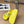 POOL GRAFFITI CROCS SLIDE SANDALS IN YELLOW AND BLACK RUBBER