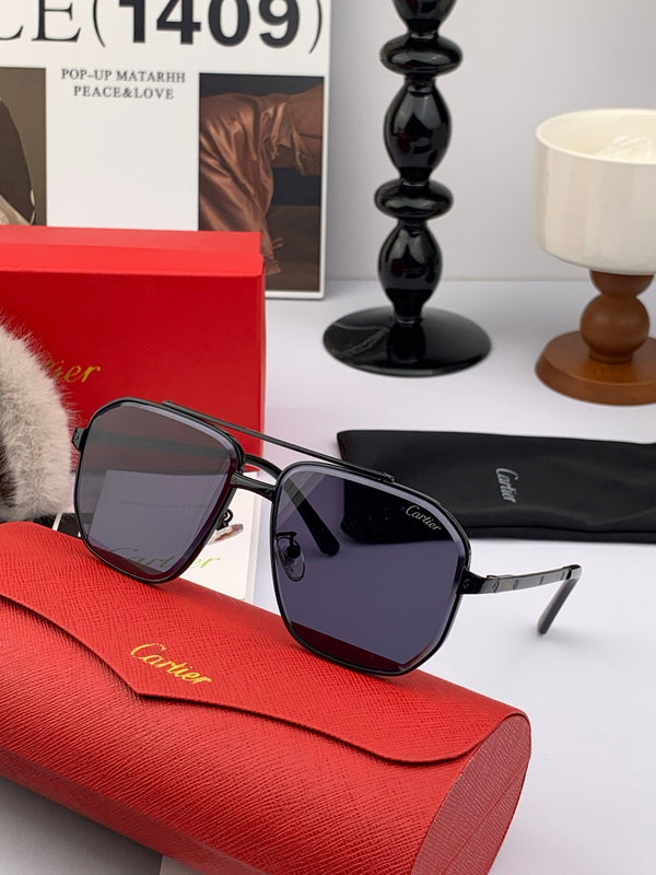 SANTOS NAVIGATOR FRAME SUNGLASSES 554561 IN METAL