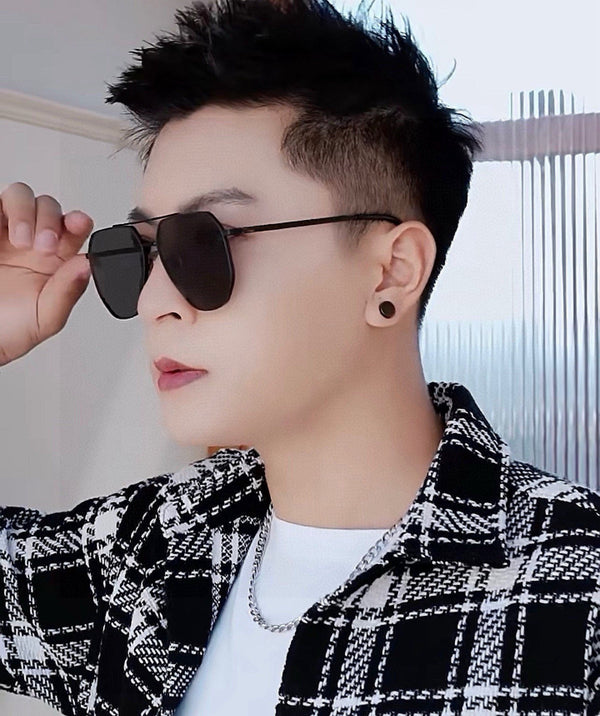 AVIATOR FRAME SUNGLASSES G9225 IN METAL