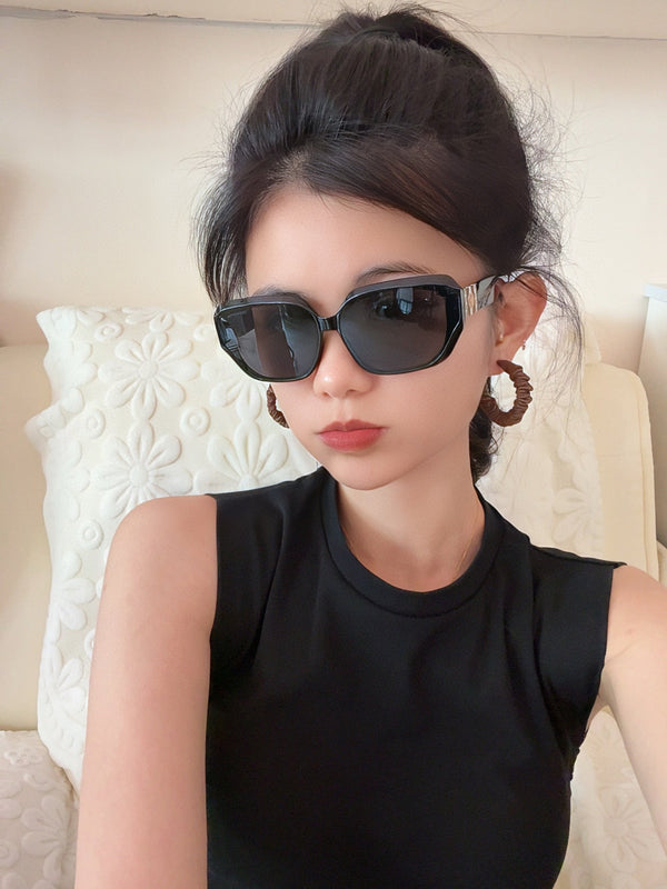 SQUARE SUNGLASSES L8551 IN ACETATE