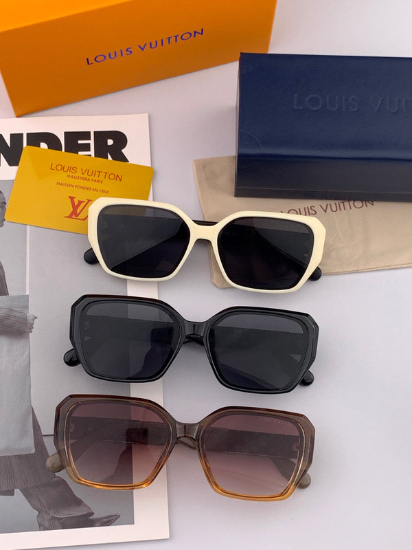 SQUARE SUNGLASSES L7132 IN ACETATE