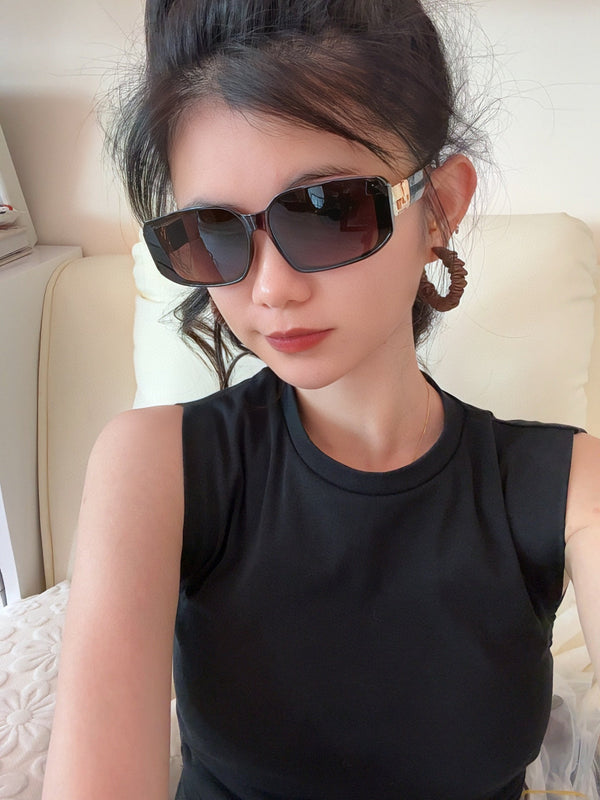 SQUARE SUNGLASSES L5551 IN ACETATE