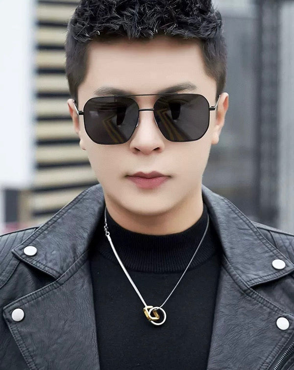 OCCHIALI DA SOLE CAT EYE L1805 CON LENTI GRIGIE METALLIZZATE