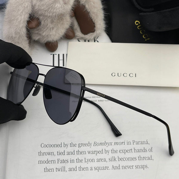 AVIATOR FRAME SUNGLASSES 1227 IN METAL