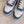 CD B27 Low-Top Sneaker White Blue Print Calfskin And Denim Fabric
