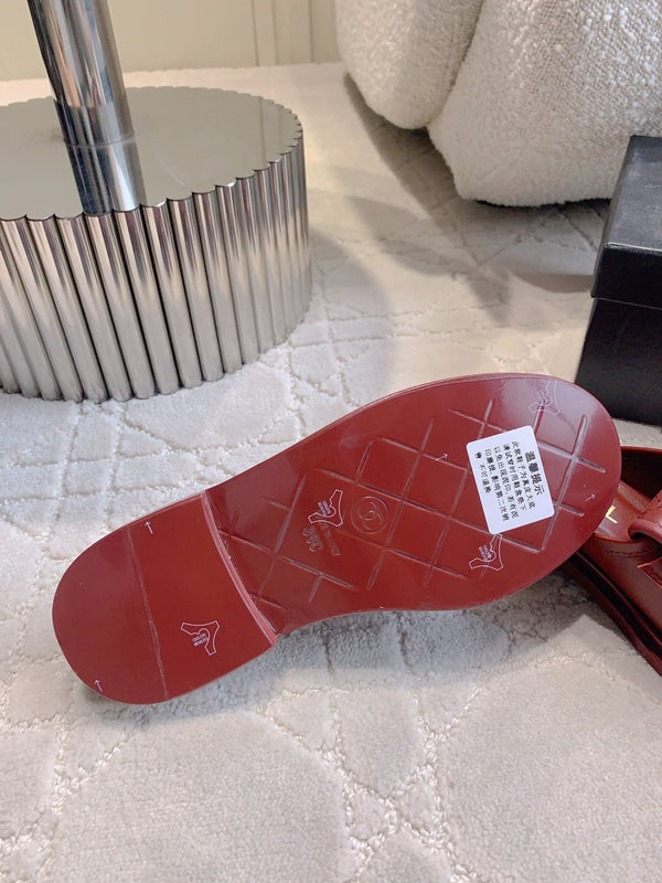 CC Mule In Brown Red Cowhide 145659