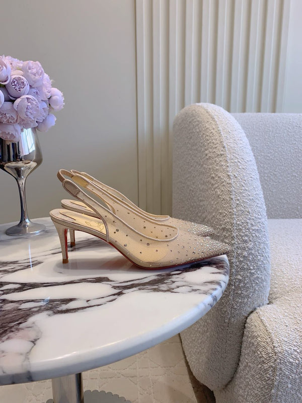 CL Follies Strass 65mm Vanilla Cream Mesh 177137