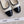 CC Cap Toe Slingback Black White Lambskin 404284