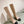 CC 24 FW Knee-High Boots 70mm Beige Black Cowhide 447188