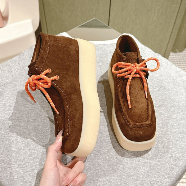 Miu Ankle Boots Caramel Suede