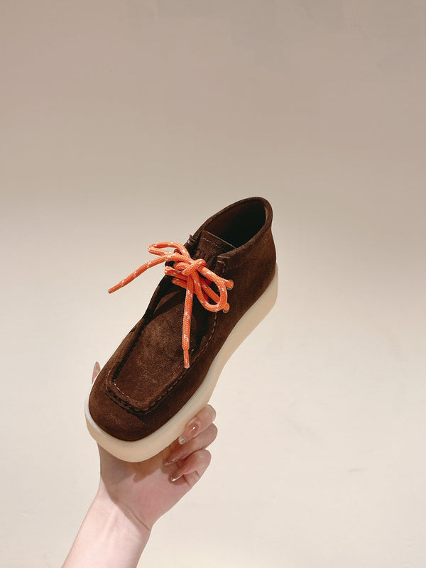 Miu Ankle Boots Caramel Suede