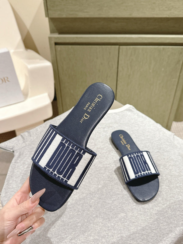 CD Dway Slide Fabric with Cowhide 241926