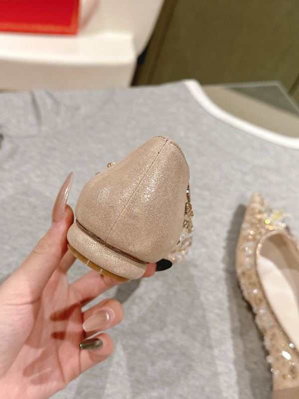 RC 25 Diamond Flat Sole Pink Nude Custom Lace 268058