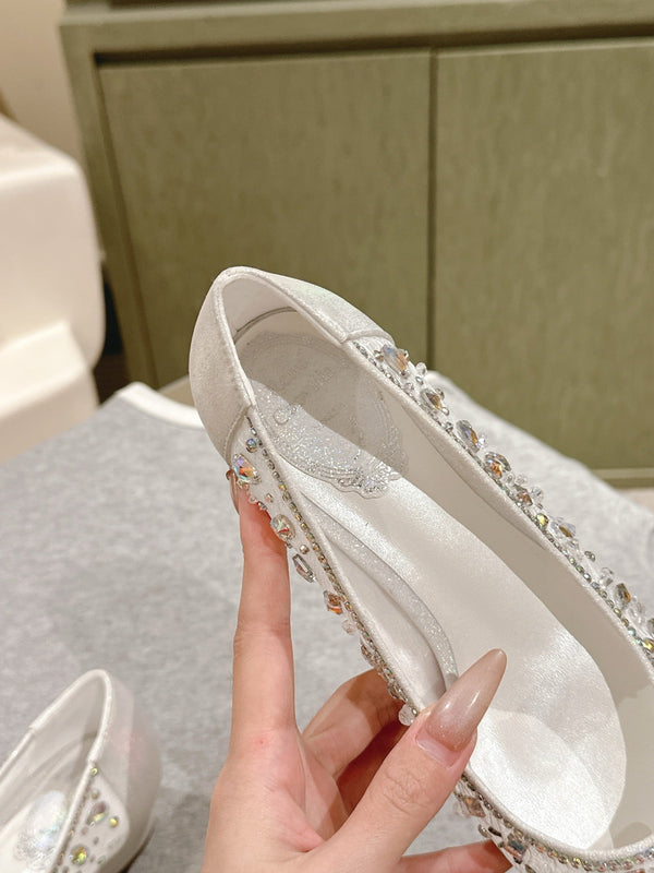 RC 25 Diamond Flat Sole White Custom Lace 268059