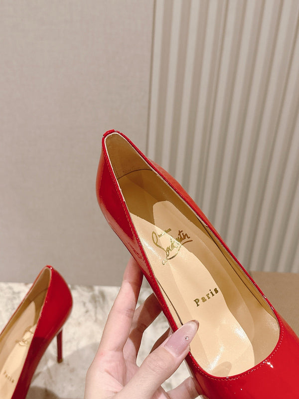 CL 25s So Kate Pumps 95mm Red Patent Leather 446680