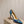 COLORFUL EMBROIDERED IRIZA PUMPS 105MM IN AQUA BLUE SATIN