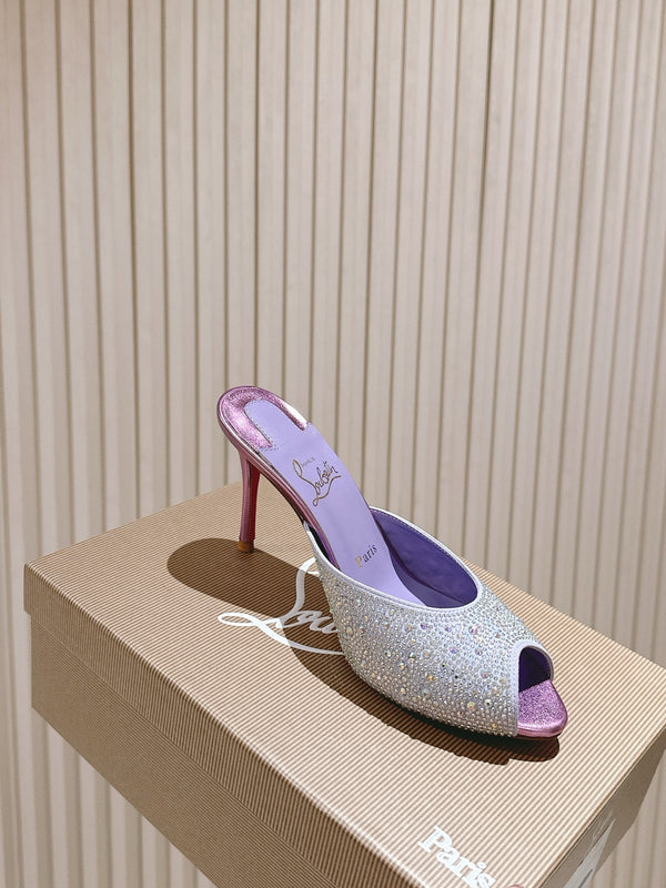 CL 25 Mules Purple Imported Original Special 346329