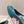 Miu Mordoré Slingback Pumps 85mm Blue-teal.Cowhide Sheepskin 445792