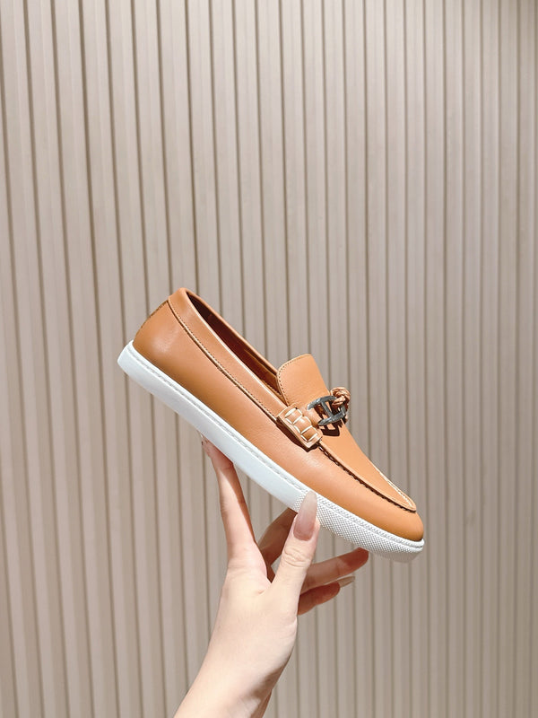 HM 25s Ignacio Loafer Caramel Sheepskin Rubber 445338