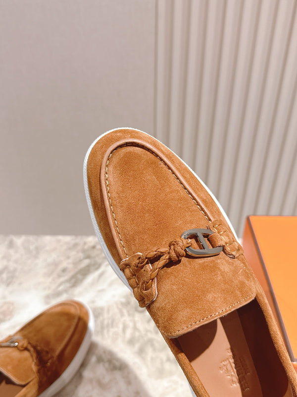 HM 25s Ignacio Loafer Caramel Suede Rubber 445341