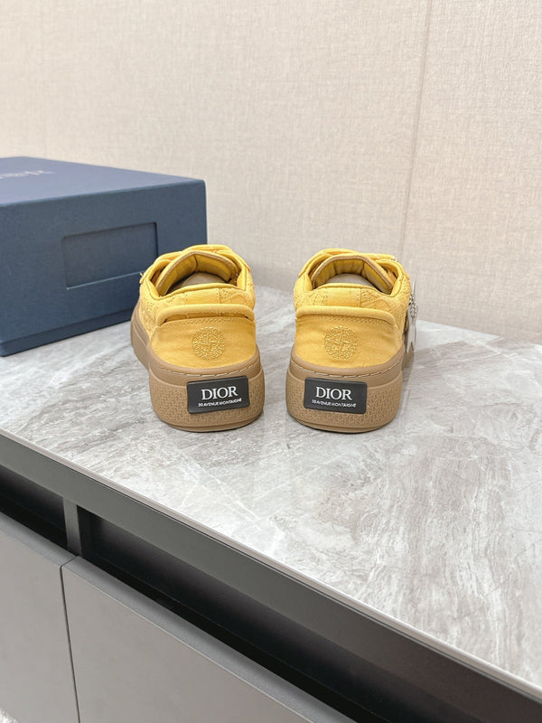 CD And Stone Island B33 Sneaker – Limited And Numbered Edition Yellow Canvas