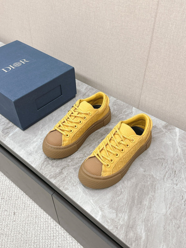 CD And Stone Island B33 Sneaker – Limited And Numbered Edition Yellow Canvas
