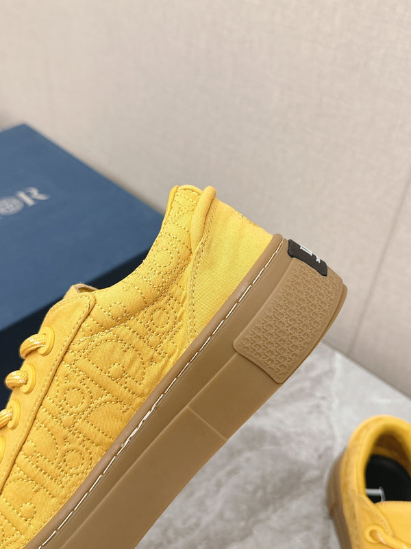 CD And Stone Island B33 Sneaker – Limited And Numbered Edition Yellow Canvas