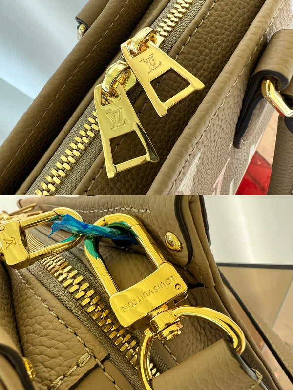 onthego 25 east west da bicolor monogram empreinte