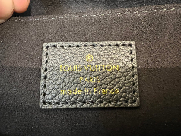 madeleine 30 black grained embossed calfskin