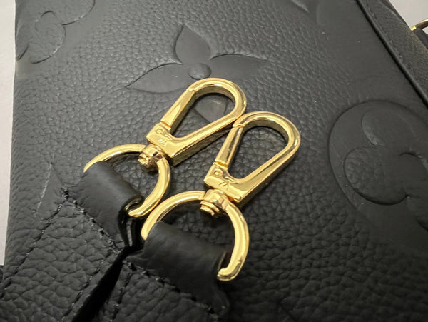 madeleine 30 black grained embossed calfskin