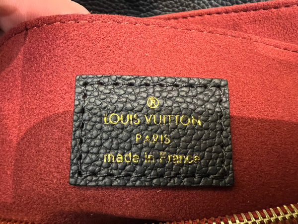 madeleine 30 black white grained embossed calfskin