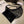 ONE PIECE DEMI LUNE BAG 31 IN BLACK FISHNET