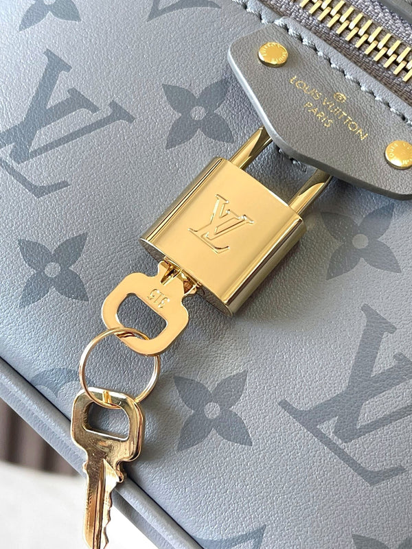 BORSA VANITY CHAIN ​​19 IN PELLE DI VITELLO CON MONOGRAMMA TRIANON E FIBBIA ORO